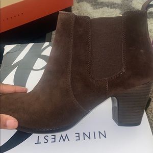 Chocolate Brown heeled Booties